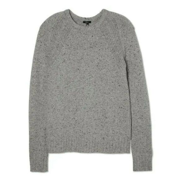 RAILS Arwen - S - Men's Wool Sweater - Heather Grey - Picture 3 of 7